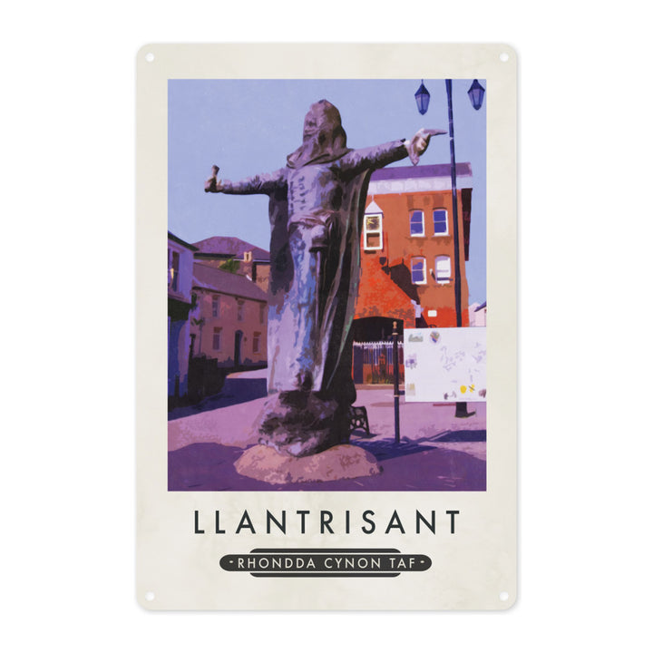 Llantrisant, Wales Metal Sign