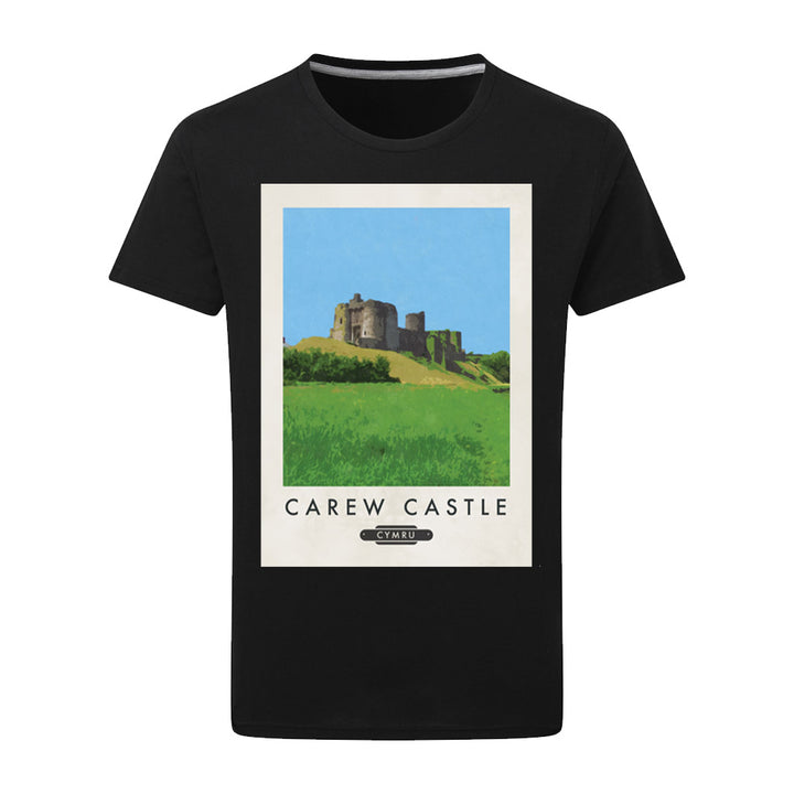 Carew Castle From Afar, Wales T-Shirt