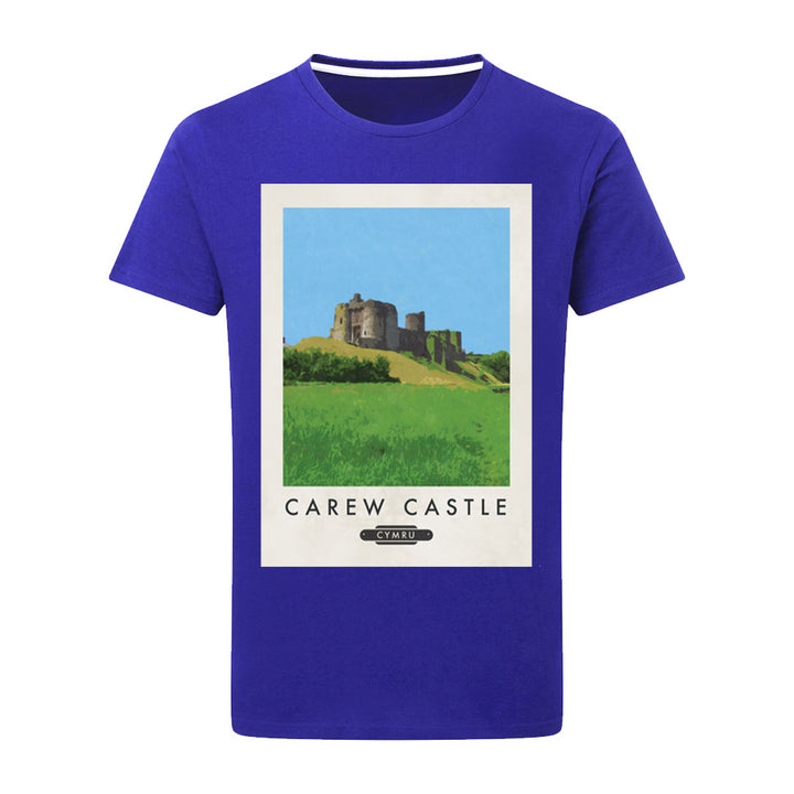 Carew Castle From Afar, Wales T-Shirt