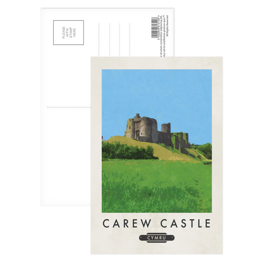 Laugherne Castle, Wales Postcard Pack