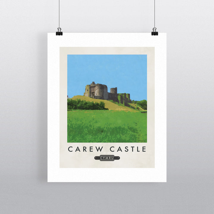 Laugherne Castle, Wales 90x120cm Fine Art Print