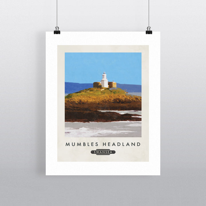 Mumbles Headland, Wales 90x120cm Fine Art Print
