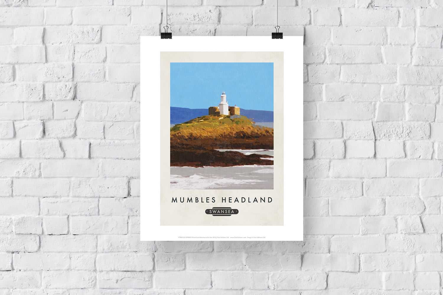 Mumbles Headland, Wales - Art Print