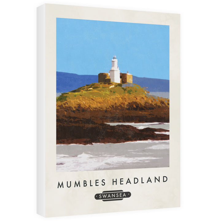 Mumbles Headland, Wales 60cm x 80cm Canvas