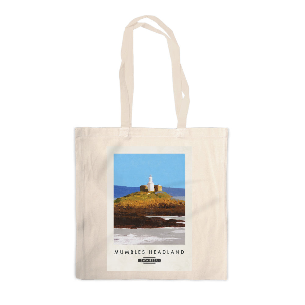 Mumbles Headland, Wales Canvas Tote Bag