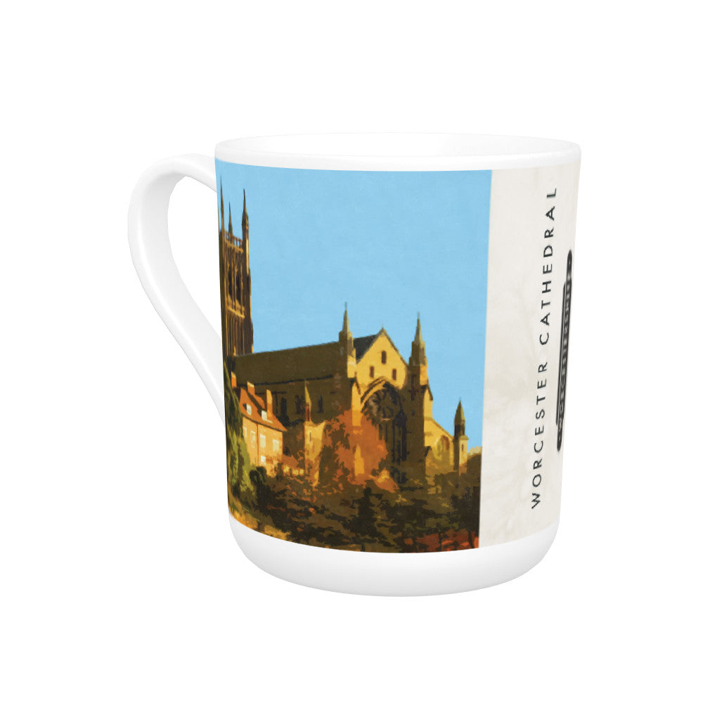 Worcester Cathedral, Worcester Bone China Mug