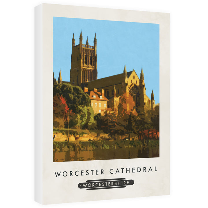 Worcester Cathedral, Worcester 60cm x 80cm Canvas