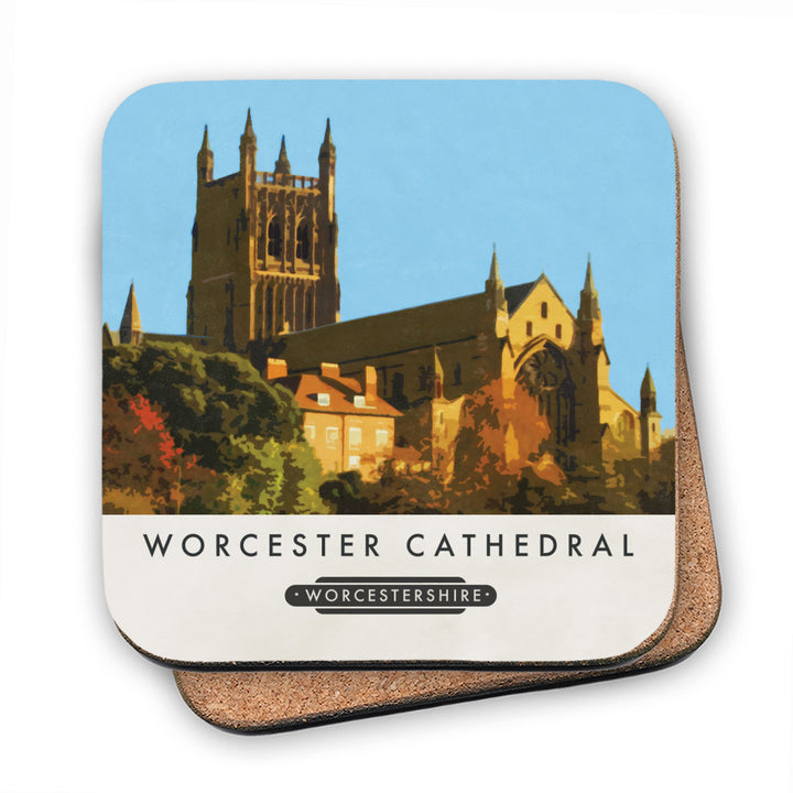 Worcester Cathedral, Worcester MDF Coaster