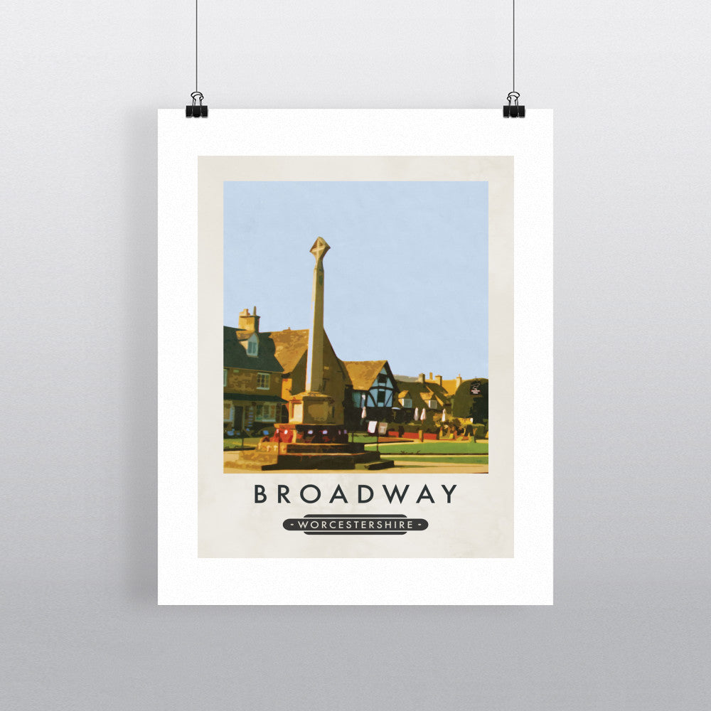 Broadway, Worcestershire 90x120cm Fine Art Print