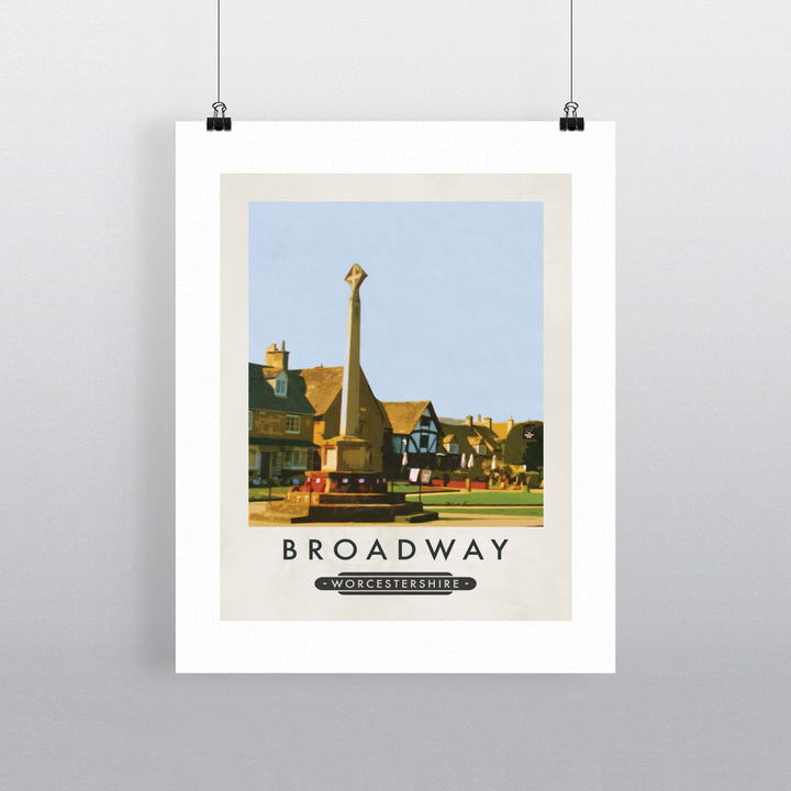 Broadway, Worcestershire 90x120cm Fine Art Print