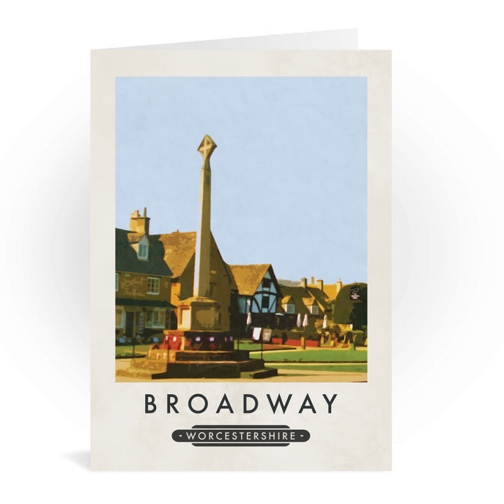 Broadway, Worcestershire Greeting Card 7x5
