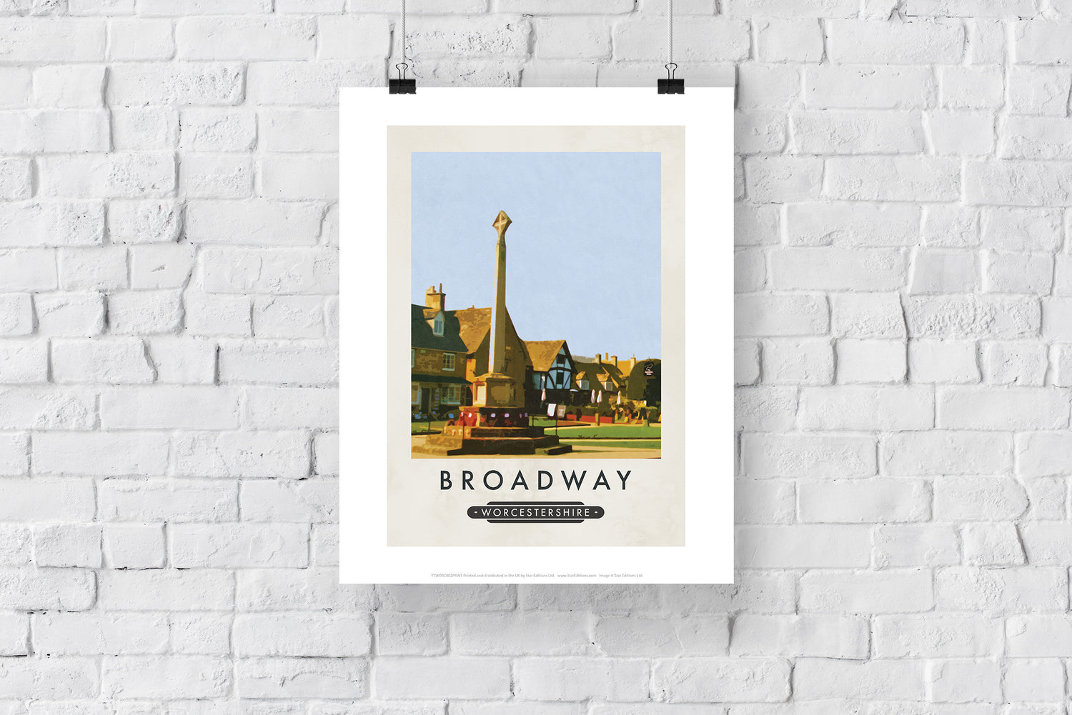 Broadway, Worcestershire - Art Print