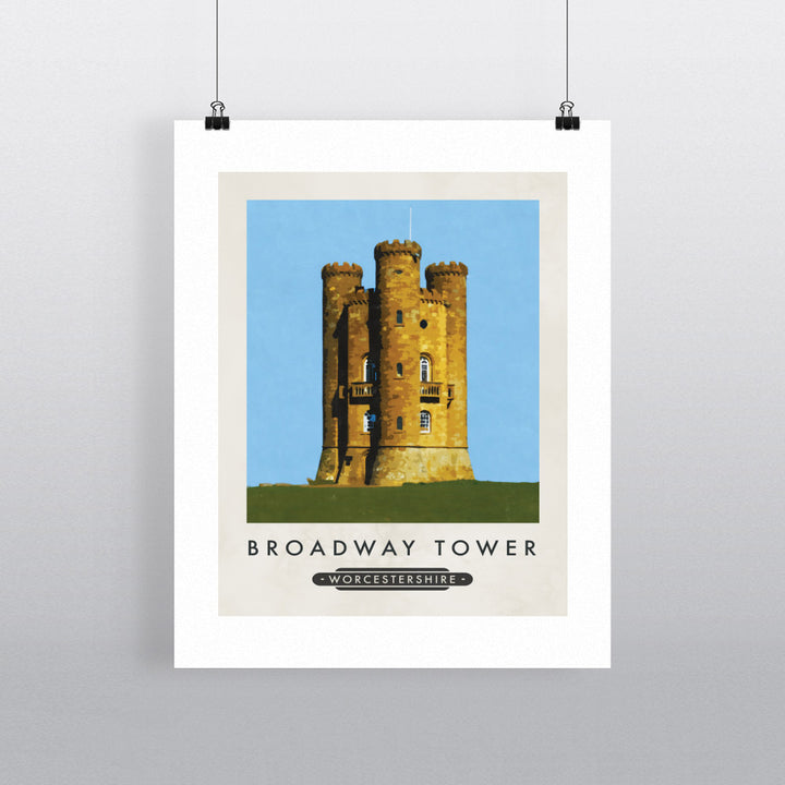 Broadway Tower, Worcestershire 90x120cm Fine Art Print