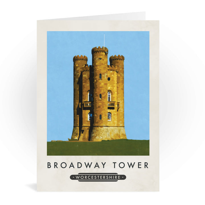 Broadway Tower, Worcestershire Greeting Card 7x5