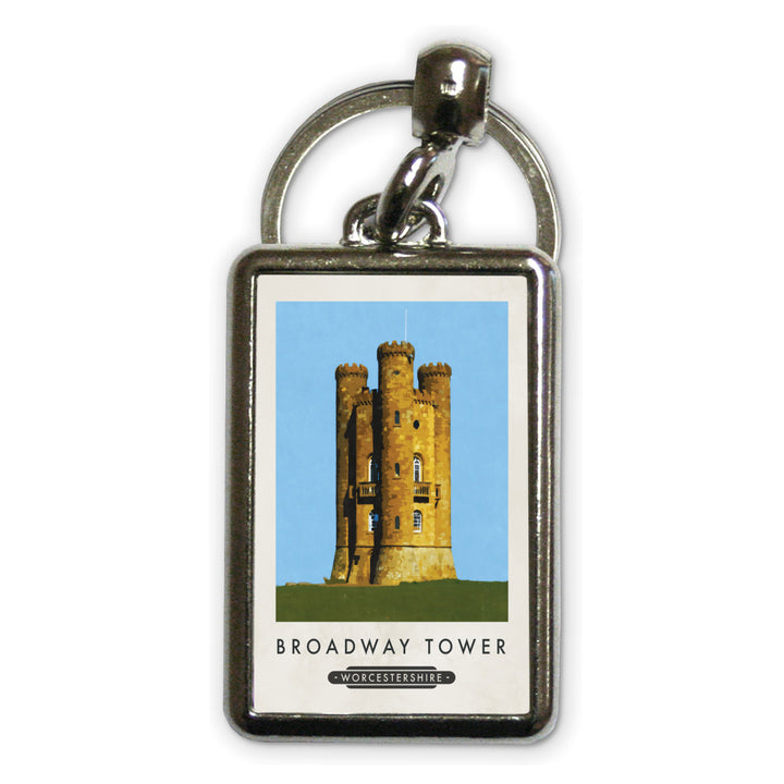 Broadway Tower, Worcestershire Metal Keyring