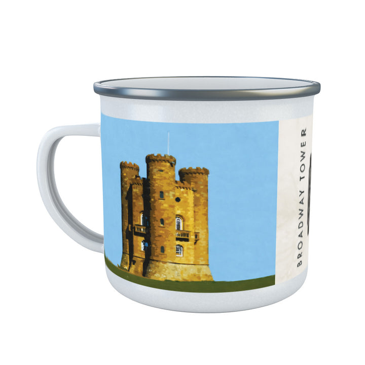 Broadway Tower, Worcestershire Enamel Mug