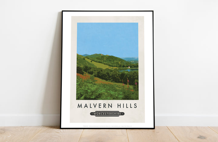 The Malvern Hills, Worcestershire - Art Print