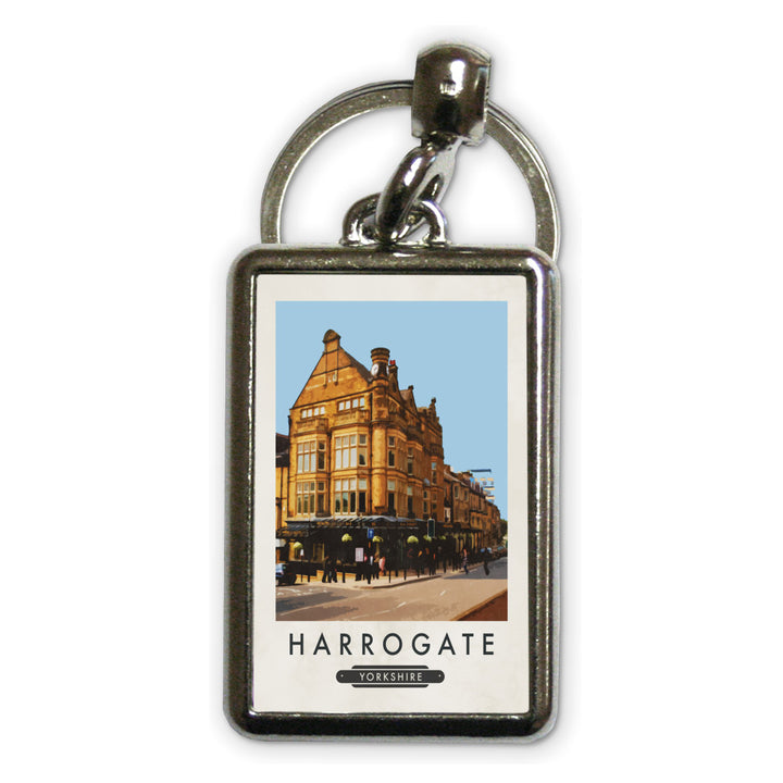 Harrogate, Yorkshire Metal Keyring