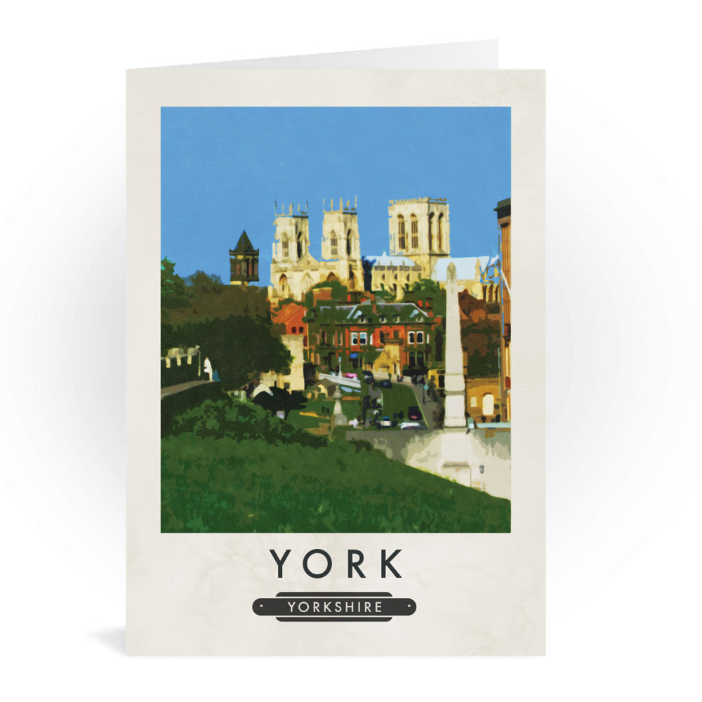 York, Yorkshire Greeting Card 7x5