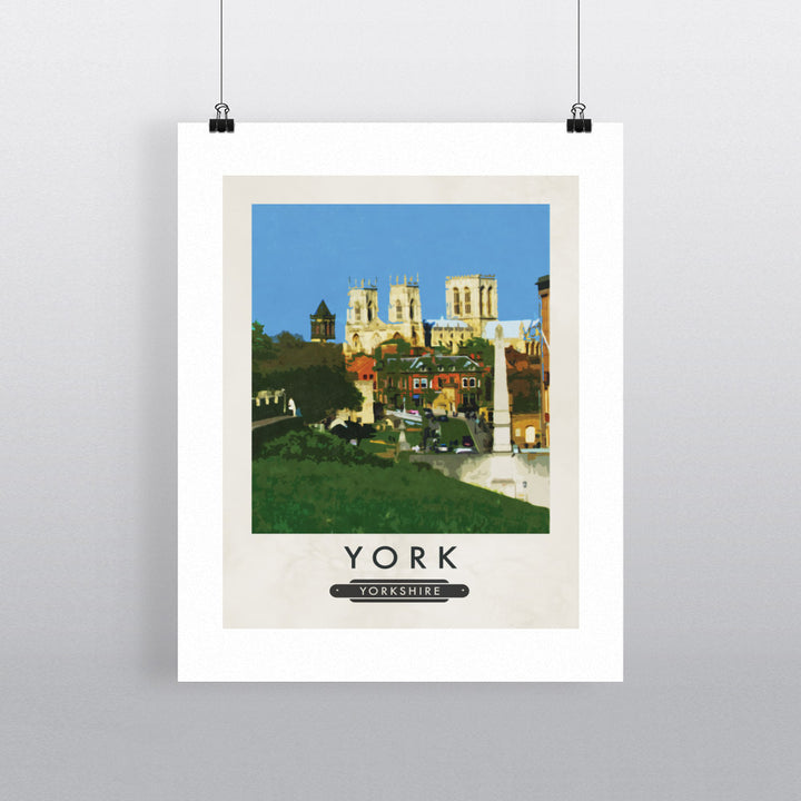 York, Yorkshire 90x120cm Fine Art Print