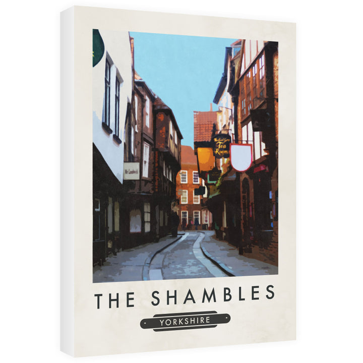 The Shambles, York 60cm x 80cm Canvas
