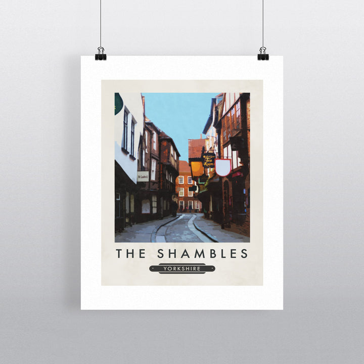 The Shambles, York 90x120cm Fine Art Print