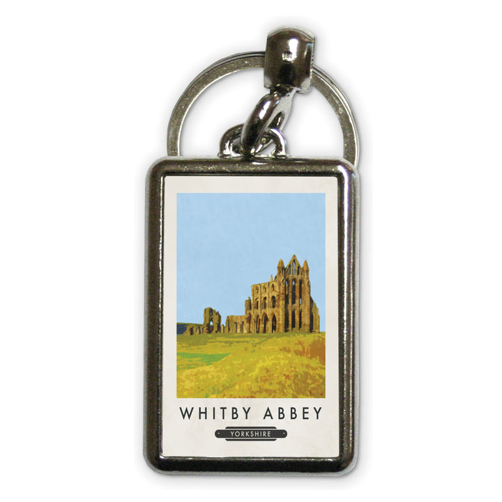 Whitby Abbey, Yorkshire Metal Keyring
