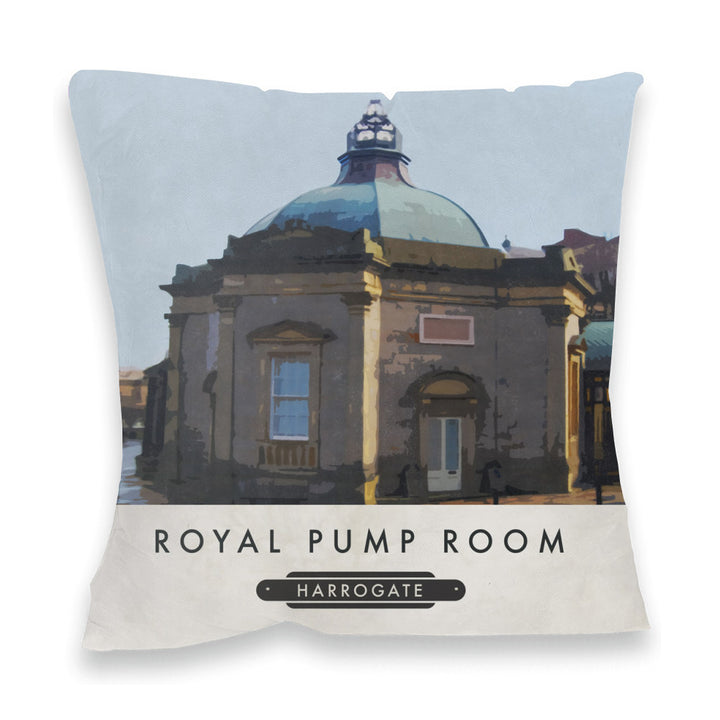 The Pump Room, Harrogate, Yorkshire Fibre Filled Cushion