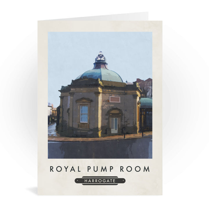 The Pump Room, Harrogate, Yorkshire Greeting Card 7x5