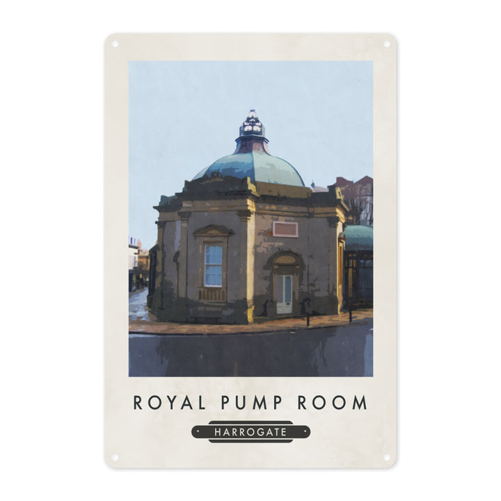 The Pump Room, Harrogate, Yorkshire Metal Sign