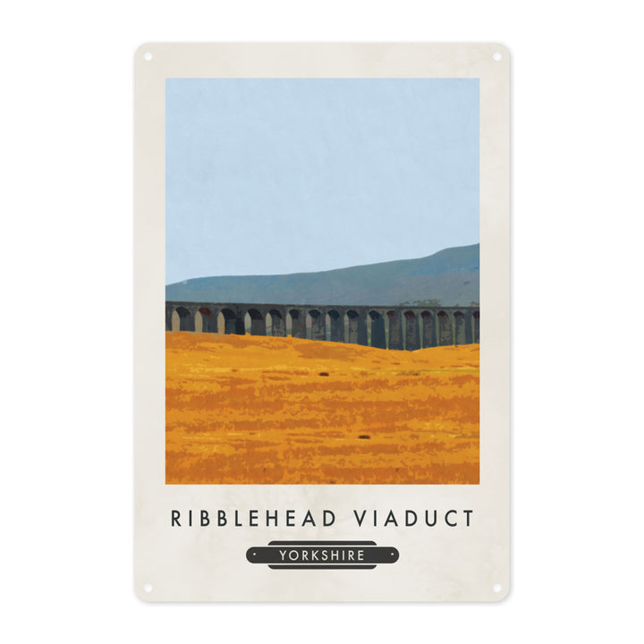 The Ribblehead Viaduct, Yorkshire Metal Sign