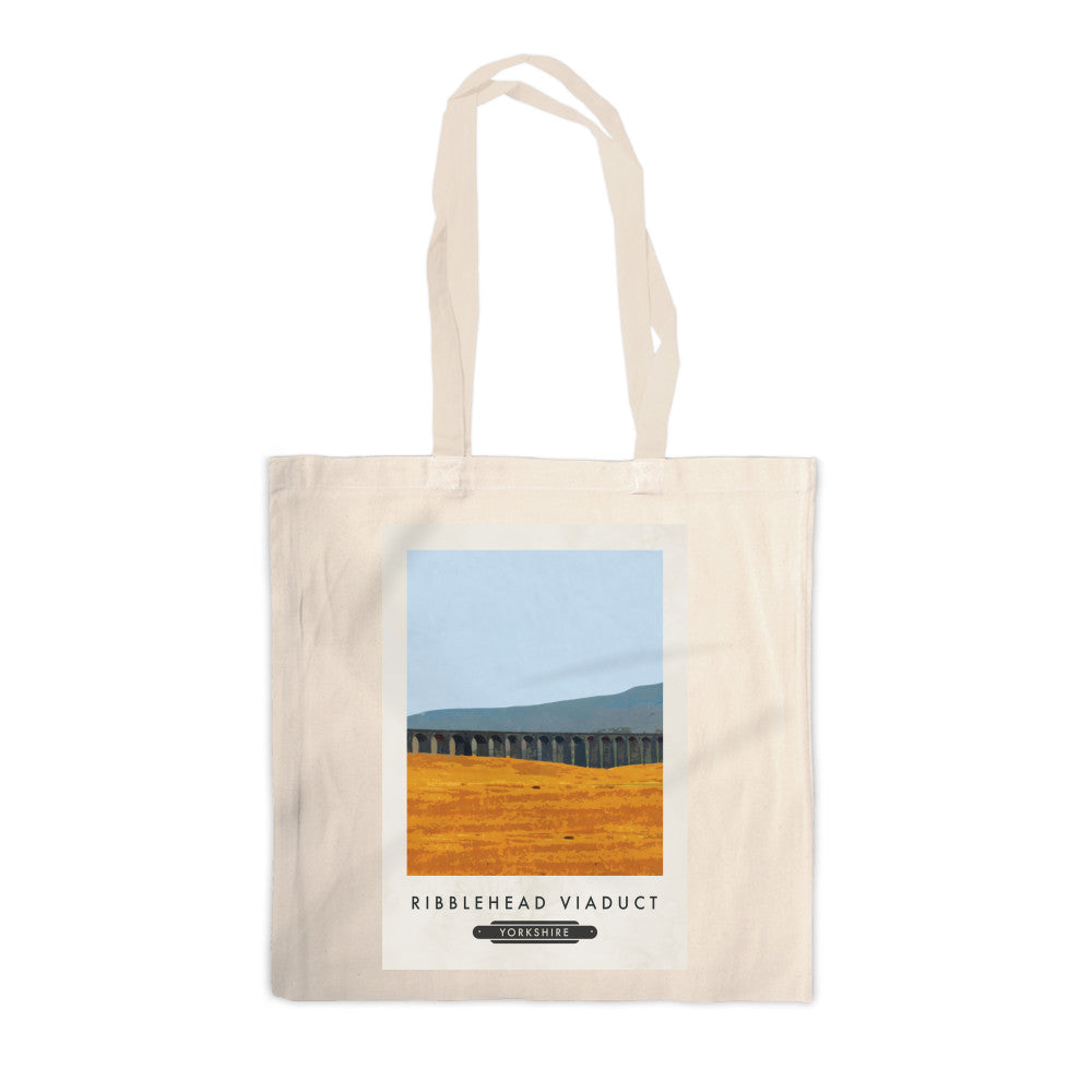 The Ribblehead Viaduct, Yorkshire Canvas Tote Bag