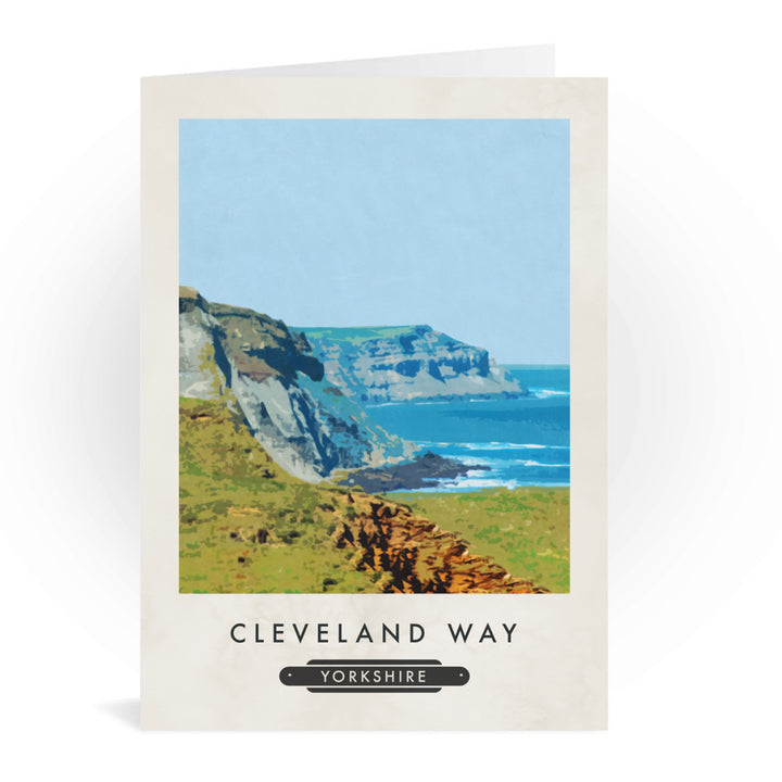 The Cleveland Way, Yorkshire Greeting Card 7x5