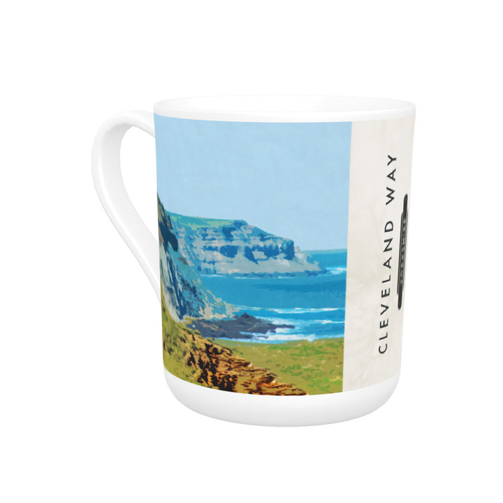 The Cleveland Way, Yorkshire Bone China Mug