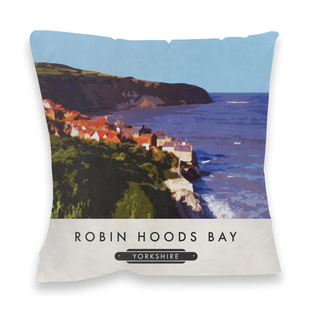 Robin Hoods Bay, Yorkshire Fibre Filled Cushion