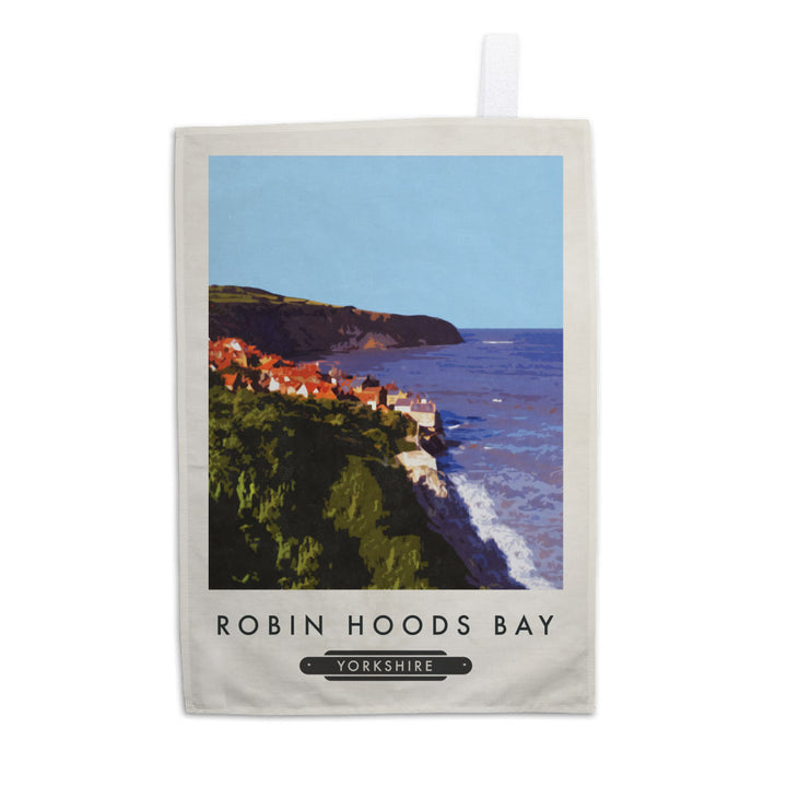 Robin Hoods Bay, Yorkshire Tea Towel