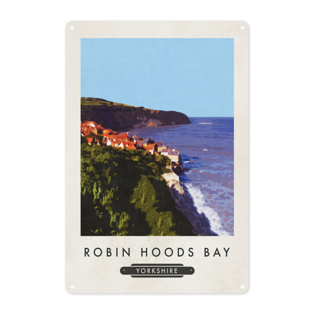 Robin Hoods Bay, Yorkshire Metal Sign