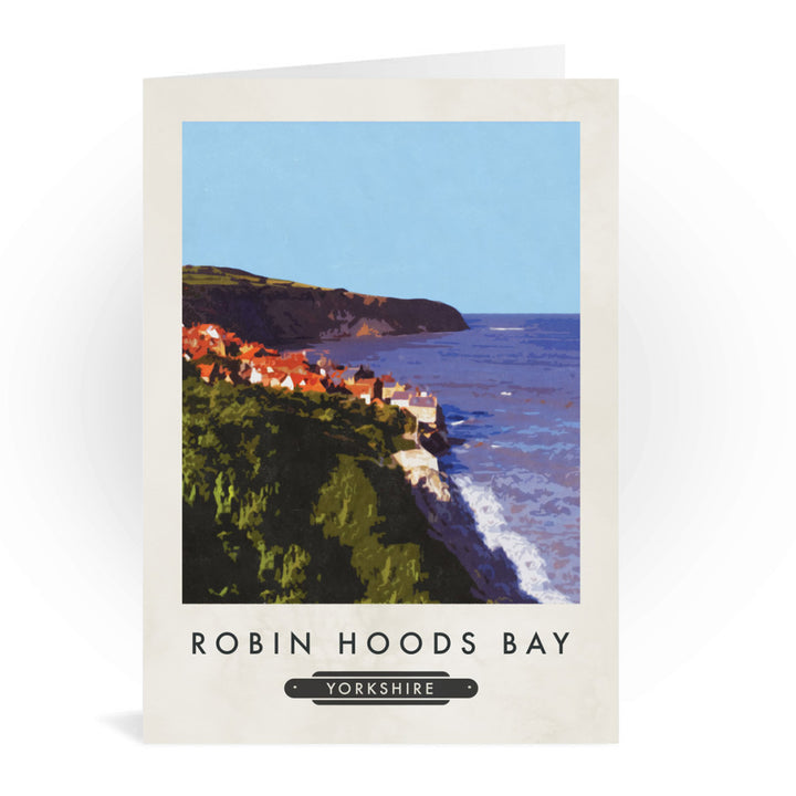 Robin Hoods Bay, Yorkshire Greeting Card 7x5