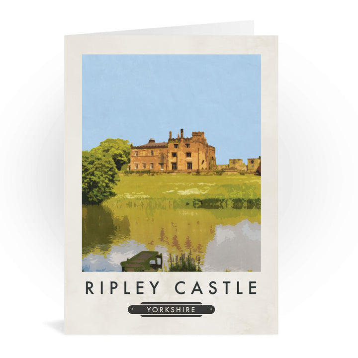 Ripley Castle, Yorkshire Greeting Card 7x5