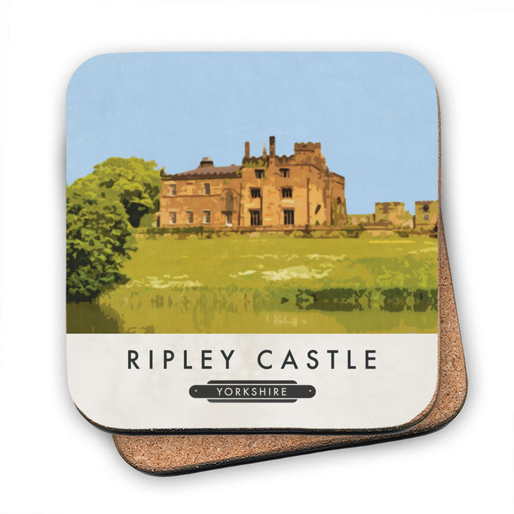 Ripley Castle, Yorkshire MDF Coaster