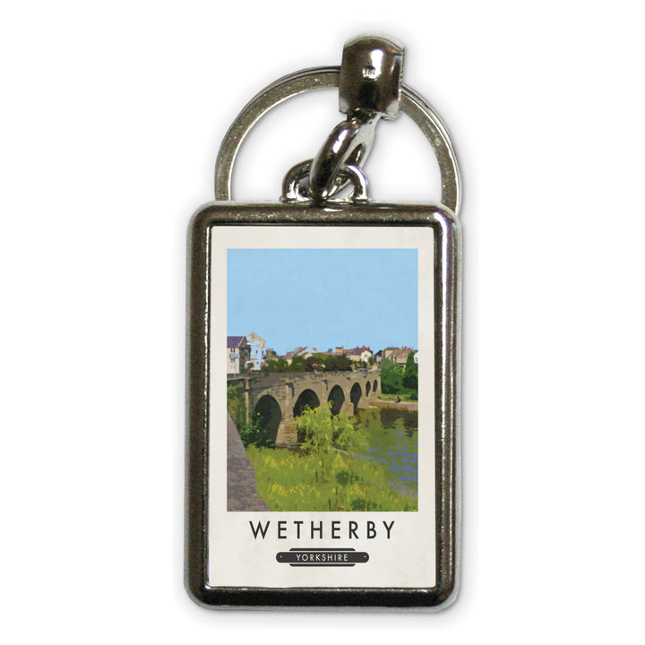 Wetherby, Yorkshire Metal Keyring