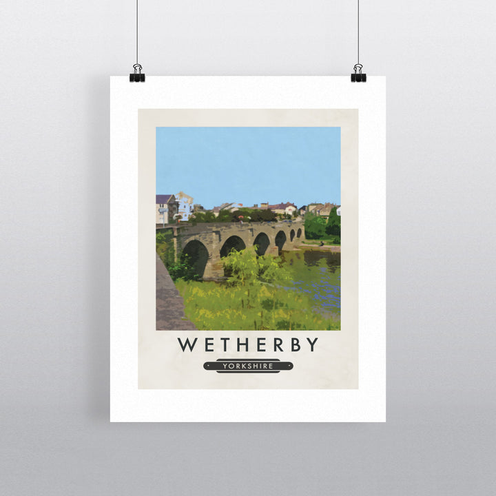 Wetherby, Yorkshire 90x120cm Fine Art Print