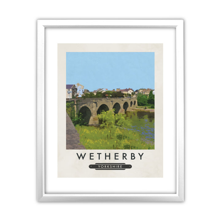 Wetherby, Yorkshire 11x14 Framed Print (White)
