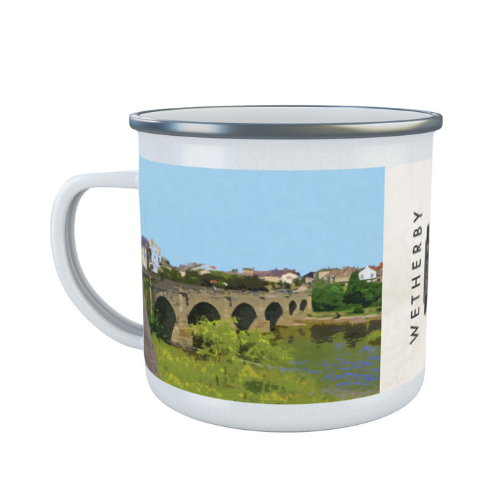 Wetherby, Yorkshire Enamel Mug