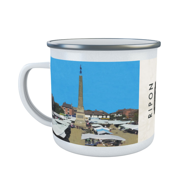 Ripon, Yorkshire Enamel Mug