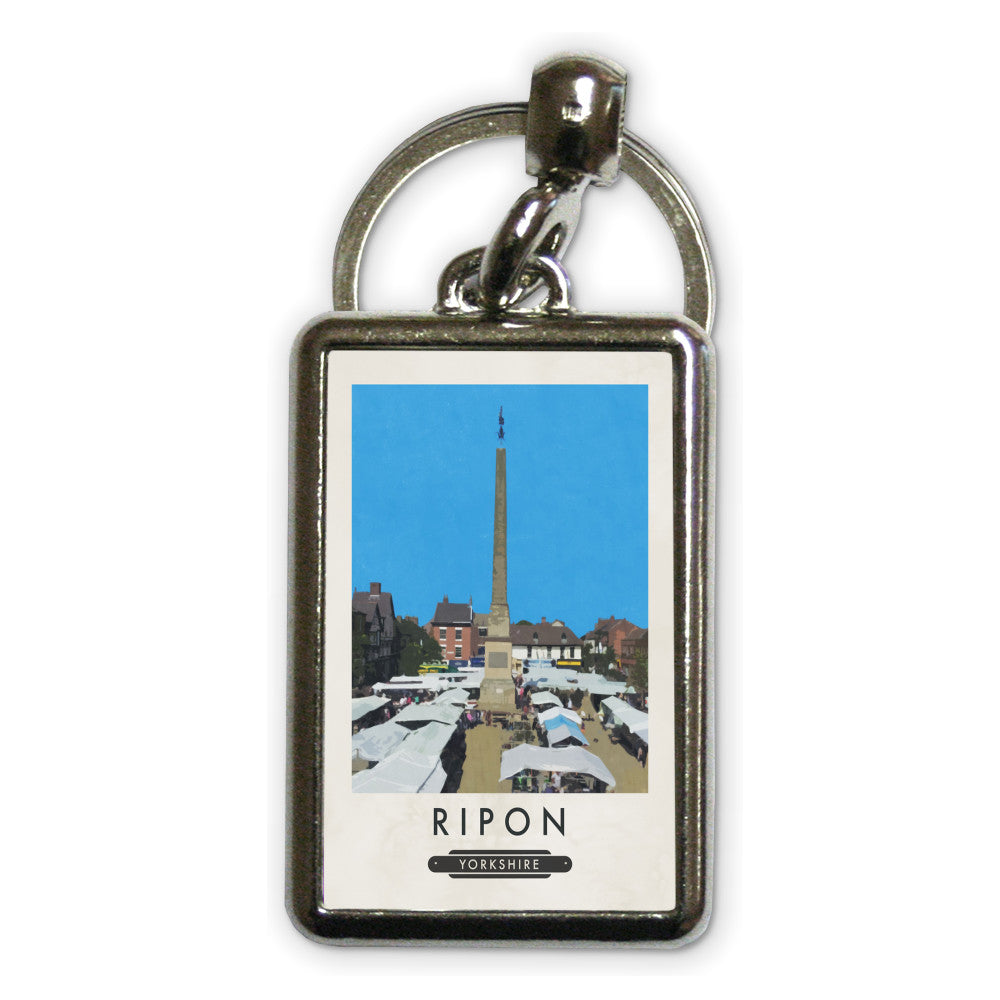 Ripon, Yorkshire Metal Keyring