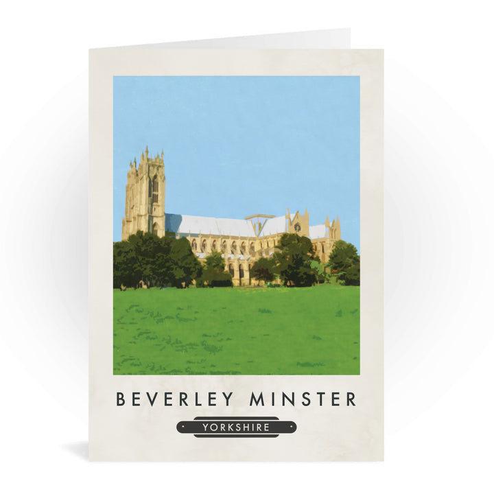Beverley Minster, Yorkshire Greeting Card 7x5