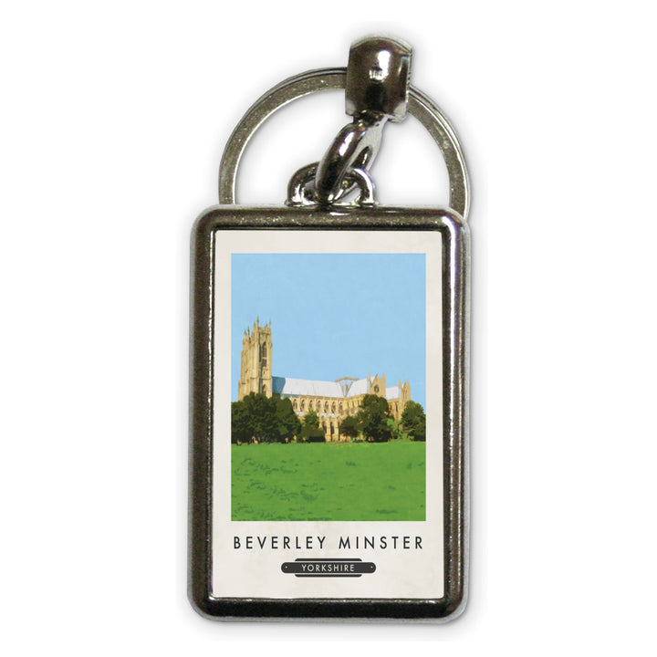 Beverley Minster, Yorkshire Metal Keyring