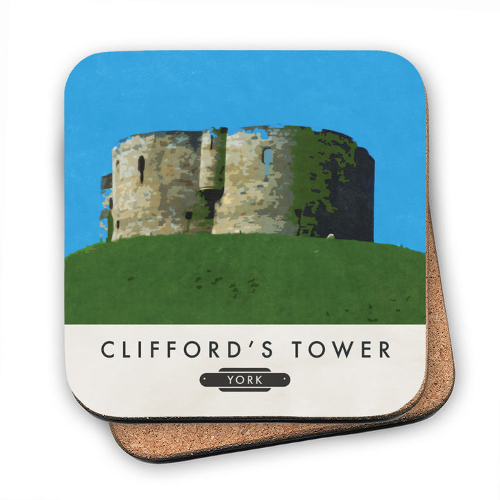 Cliffords Tower, Yorkshire MDF Coaster