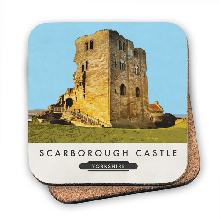 Scarborough Castle, Yorkshire MDF Coaster